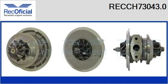 Core assembly, turbocharger (RECCH73043.0)
