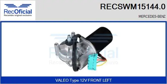 Wiper Motor (RECSWM15144.0)