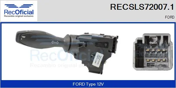 Steering Column Switch (RECSLS72007.1)