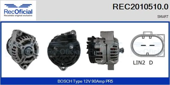 Alternator (REC2010510.0)