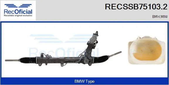 Steering Gear (RECSSB75103.2)