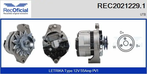 Alternator (REC2021229.1)