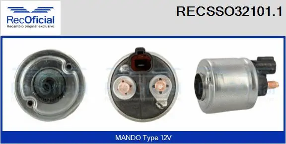 Solenoid Switch, starter (RECSSO32101.1)