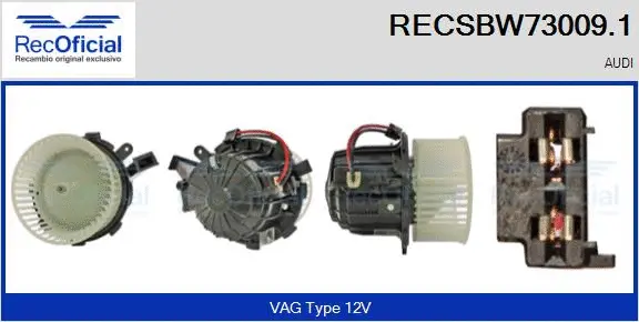 Interior Blower (RECSBW73009.1)