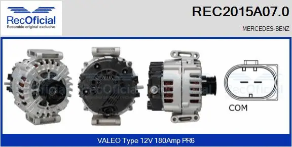 Alternator (REC2015A07.0)