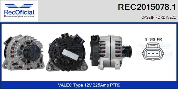 Alternator (REC2015078.1)