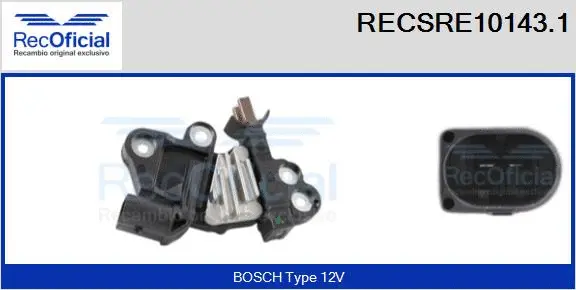 Alternator Regulator (RECSRE10143.1)