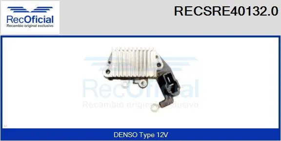Alternator Regulator (RECSRE40132.0)