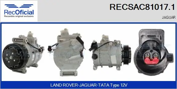 Compressor, air conditioning (RECSAC81017.1)