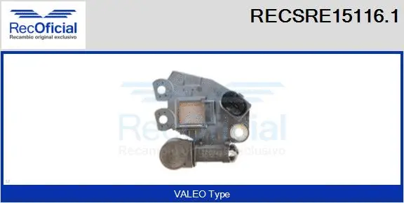 Alternator Regulator (RECSRE15116.1)