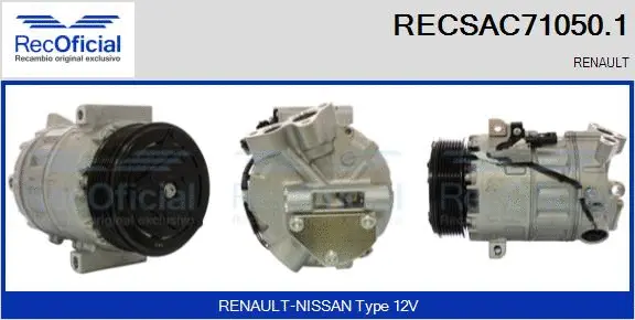 Compressor, air conditioning (RECSAC71050.1)