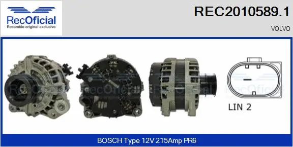 Alternator (REC2010589.1)