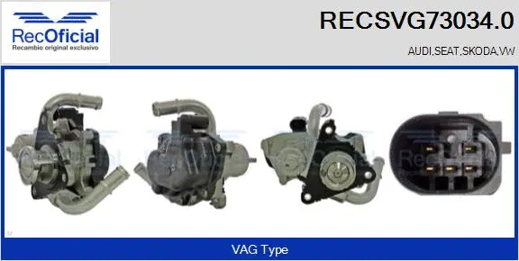 EGR Valve (RECSVG73034.0)