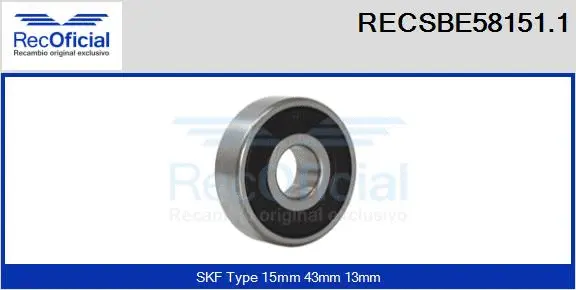 Bearing (RECSBE58151.1)