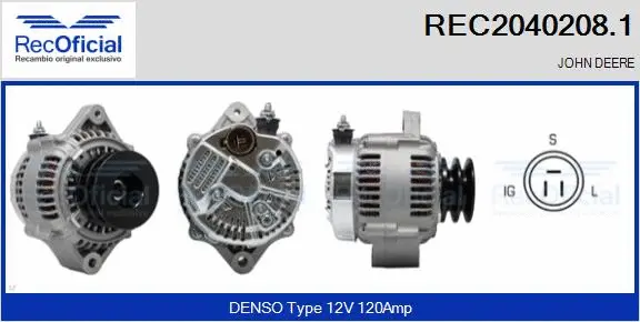 Alternator (REC2040208.1)