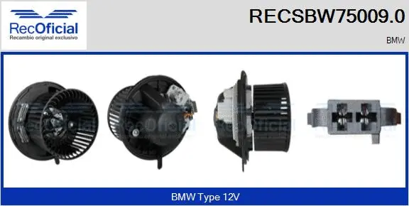 Interior Blower (RECSBW75009.0)