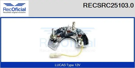 Rectifier, alternator (RECSRC25103.0)