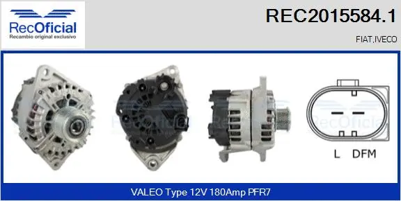 Alternator (REC2015584.1)