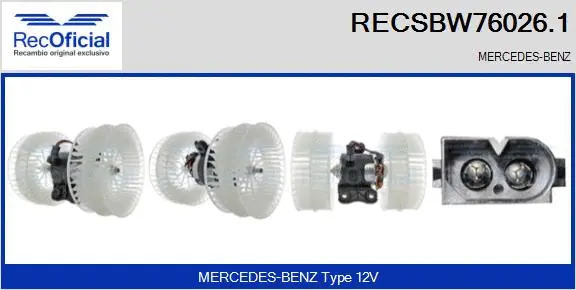 Interior Blower (RECSBW76026.1)