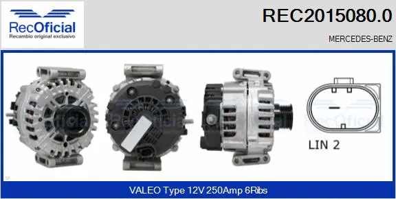 Alternator (REC2015080.0)