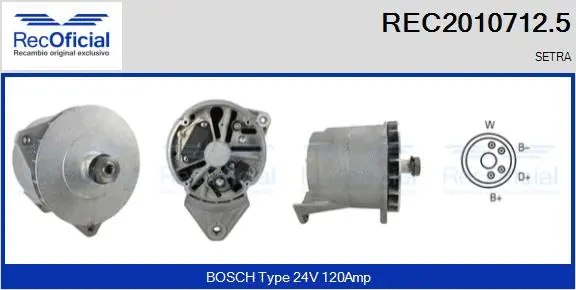 Alternator (REC2010712.5)