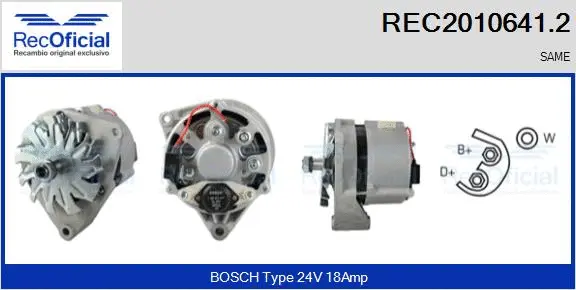 Alternator (REC2010641.2)