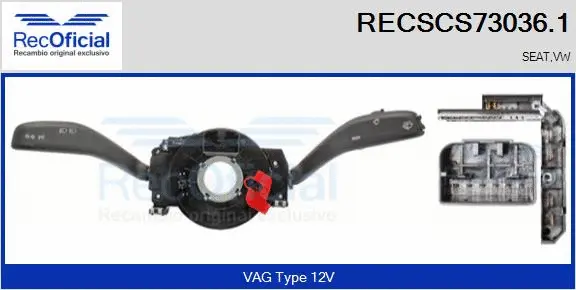 Steering Column Switch (RECSCS73036.1)