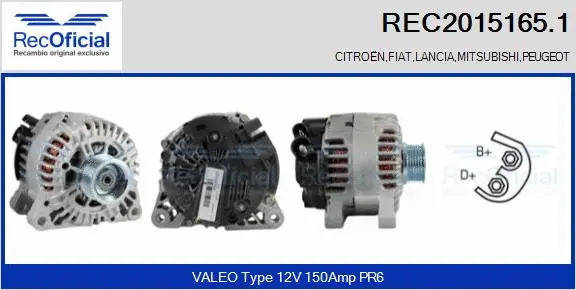Alternator (REC2015165.1)