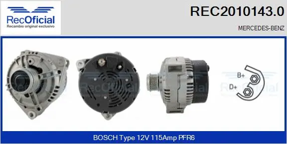 Alternator (REC2010143.0)