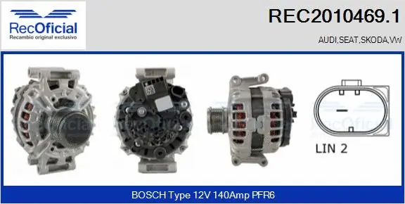 Alternator (REC2010469.1)