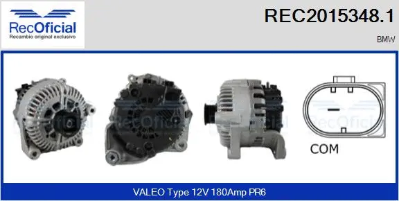 Alternator (REC2015348.1)