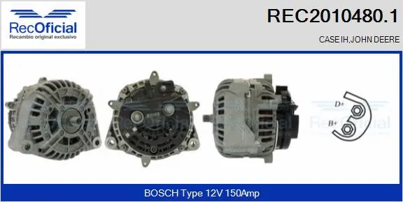 Alternator (REC2010480.1)