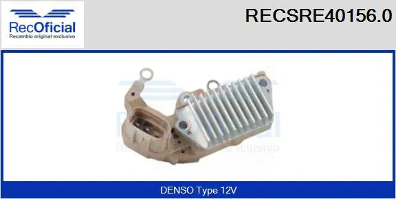 Alternator Regulator (RECSRE40156.0)