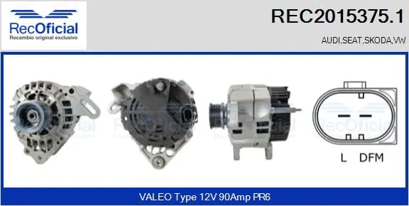 Alternator (REC2015375.1)