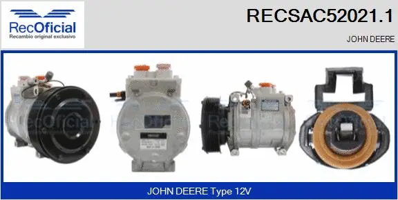 Compressor, air conditioning (RECSAC52021.1)