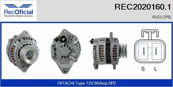 Alternator (REC2020160.1)