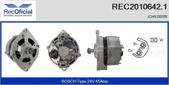 Alternator (REC2010642.1)