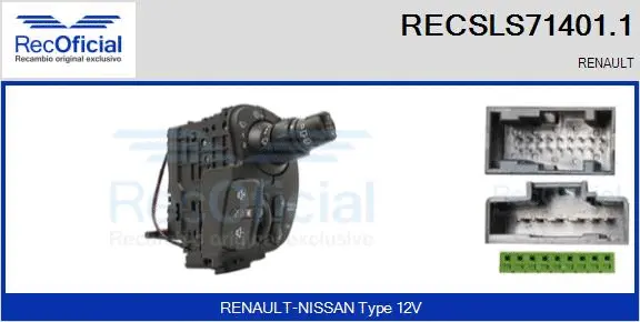 Steering Column Switch (RECSLS71401.1)