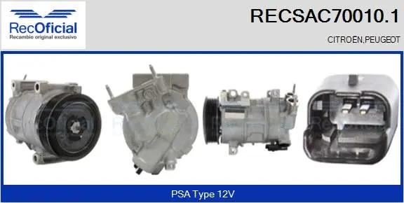 Compressor, air conditioning (RECSAC70010.1)