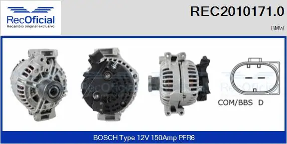 Alternator (REC2010171.0)
