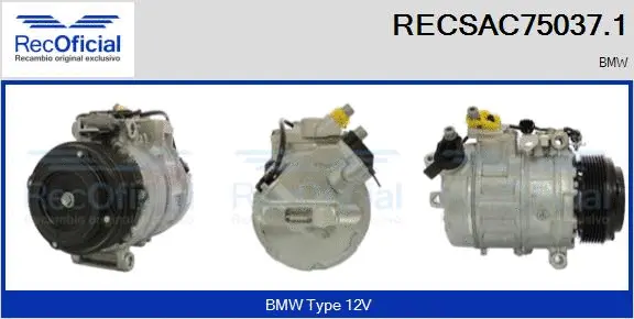 Compressor, air conditioning (RECSAC75037.1)