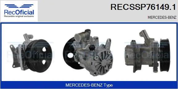 Hydraulic Pump, steering (RECSSP76149.1)