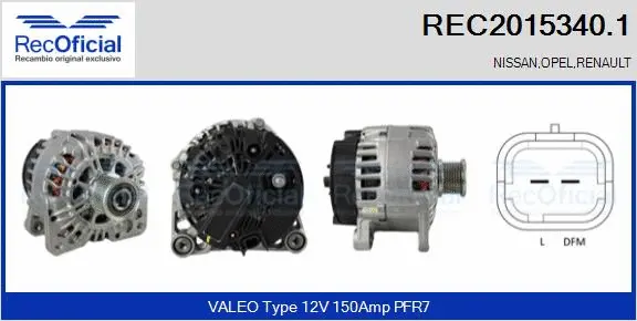 Alternator (REC2015340.1)