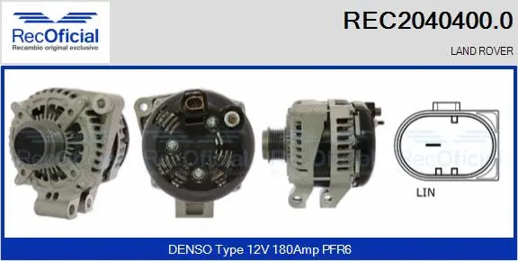 Alternator (REC2040400.0)