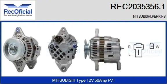 Alternator (REC2035356.1)