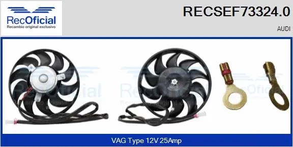 Fan, engine cooling (RECSEF73324.0)