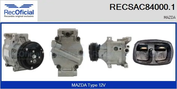 Compressor, air conditioning (RECSAC84000.1)