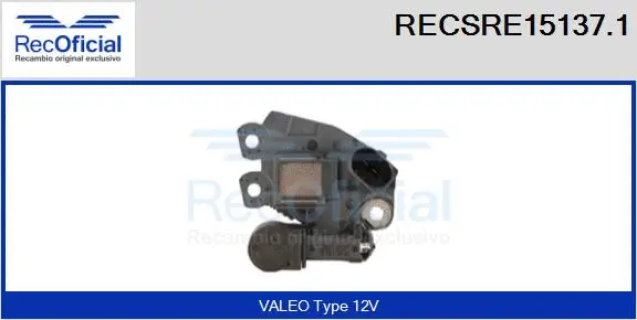 Alternator Regulator (RECSRE15137.1)