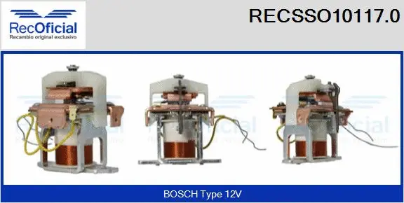 Solenoid Switch, starter (RECSSO10117.0)