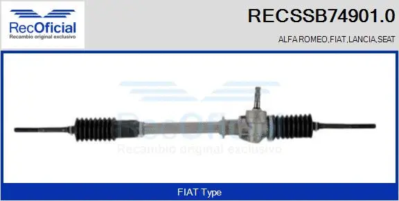 Steering Gear (RECSSB74901.0)
